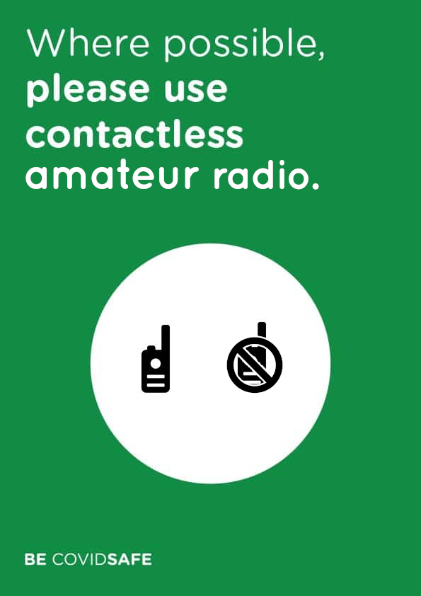 Contactless Amateur Radio, Be Covid Safe